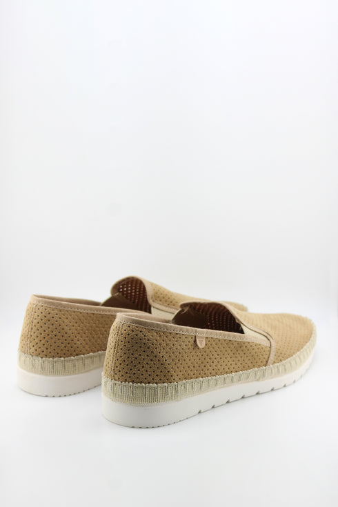 Verbenas Men Textured Slip-On Espadrille Loafers